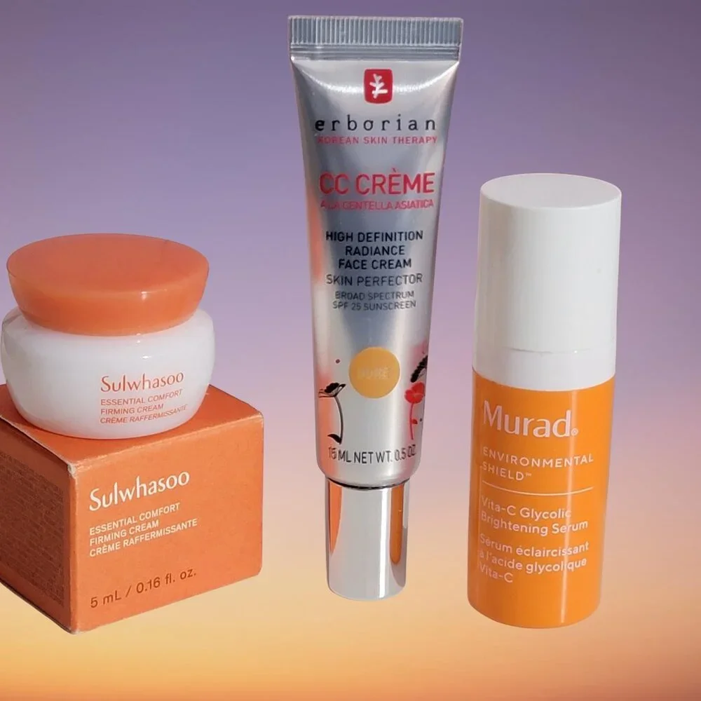 Facial Trio Sulwhasoo Erborian Murad Facial Cream Serum